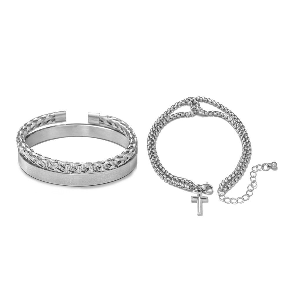 Men's Silver Bangle